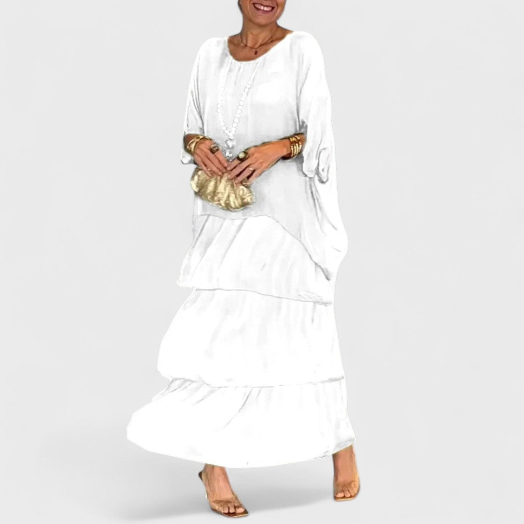 Nora - Elegantes Boho-Casualkleid aus Chiffon