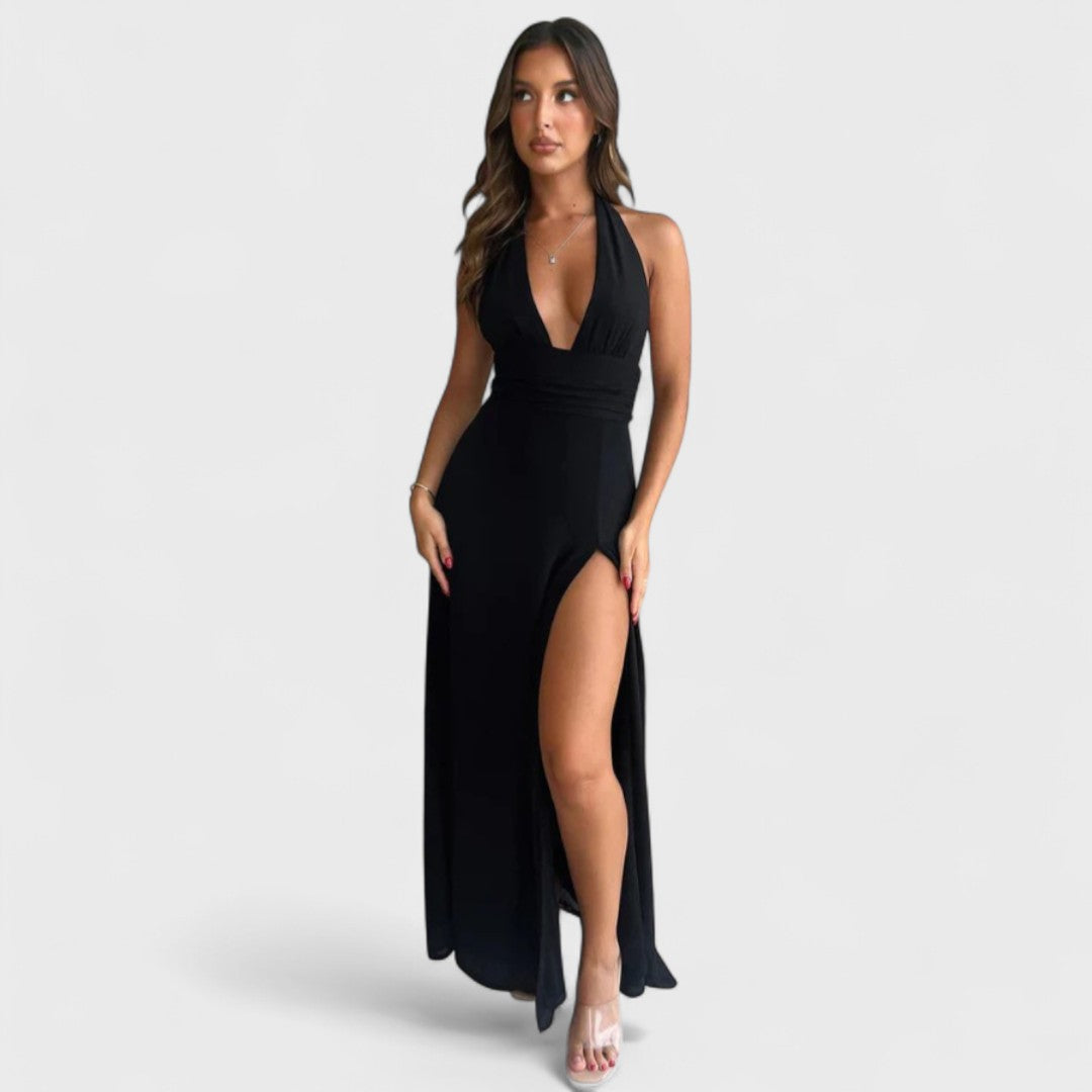 Elenor - Langes Sommerkleid, das die Figur betont
