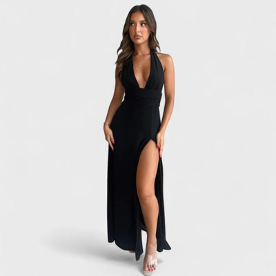 Elenor - Langes Sommerkleid, das die Figur betont