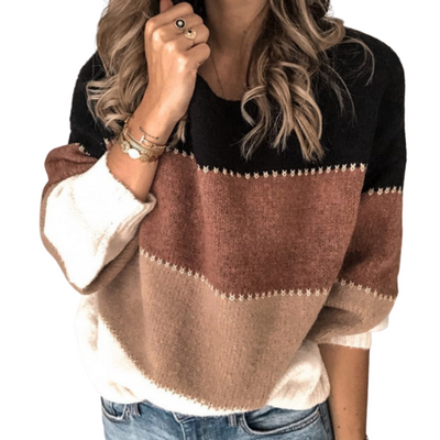 Erika - Bequemer gestreifter Pullover