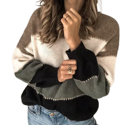 Erika - Bequemer gestreifter Pullover