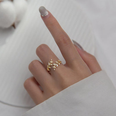 Kaelirisse | Ring aus 18K Zirkonia-Gold