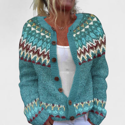Lianne - Grobstrick-Cardigan mit schickem Muster