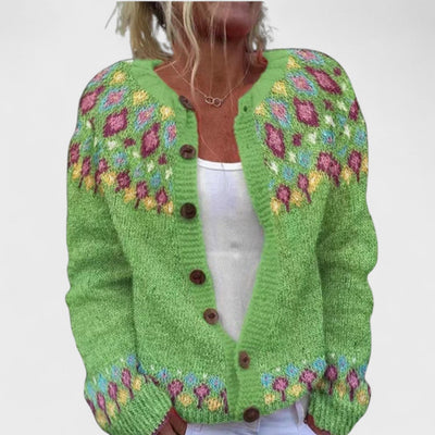 Lianne - Grobstrick-Cardigan mit schickem Muster