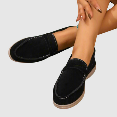 Hannah™ | Elegante Mokassins aus Wildleder