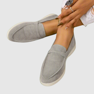 Hannah™ | Elegante Mokassins aus Wildleder
