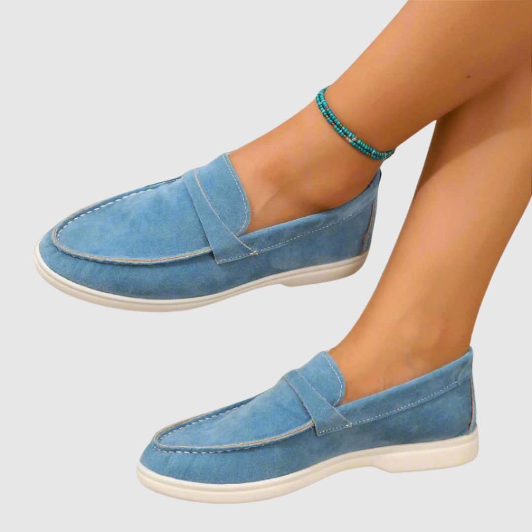 Hannah™ | Elegante Mokassins aus Wildleder