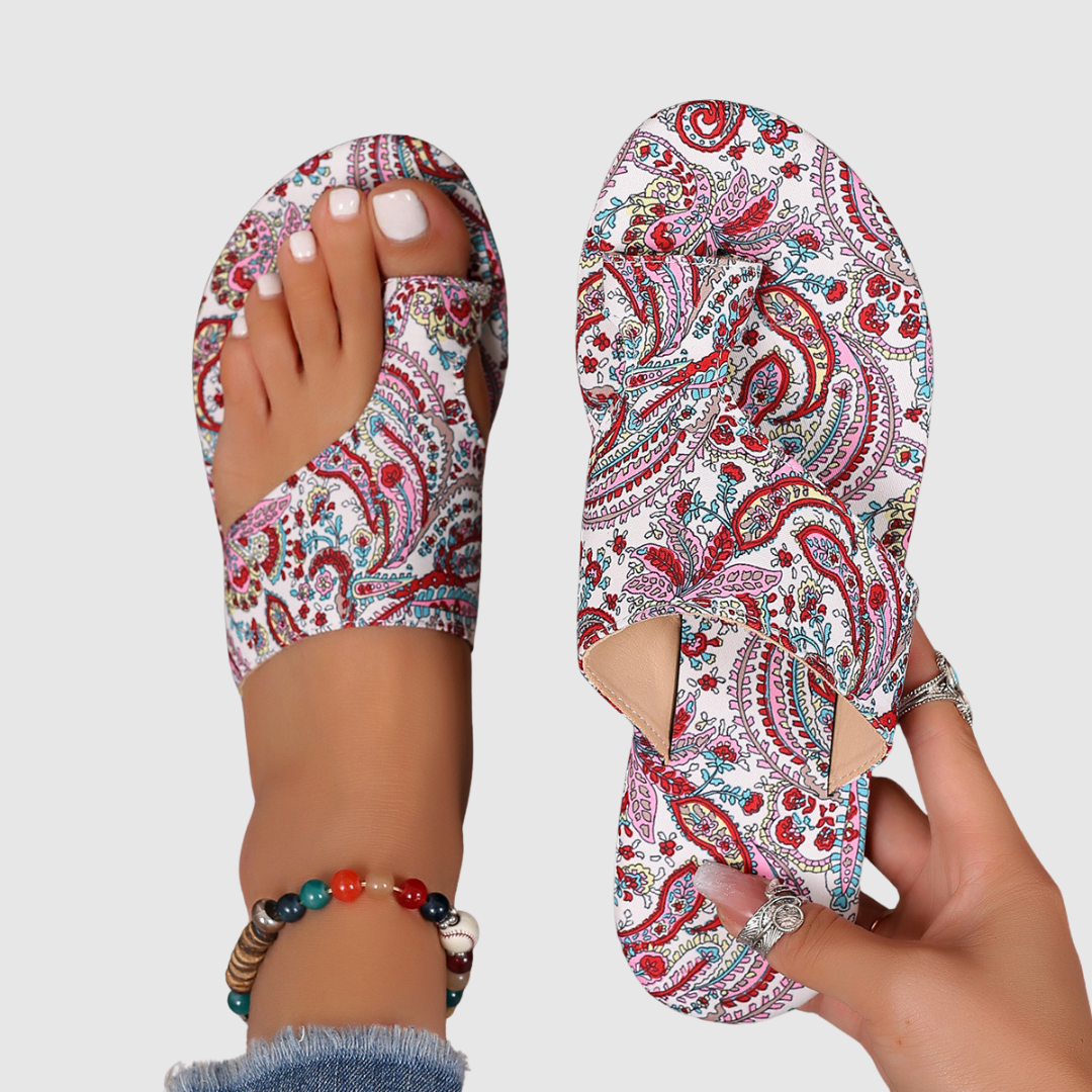 Emmaline - Vintage-Orthopädische Sandalen