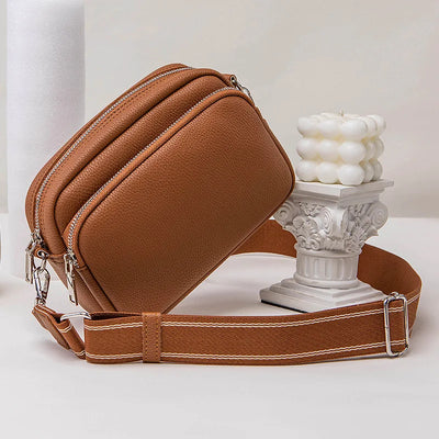 Bequeme Tasche mit Geflochtenem Tragegurt