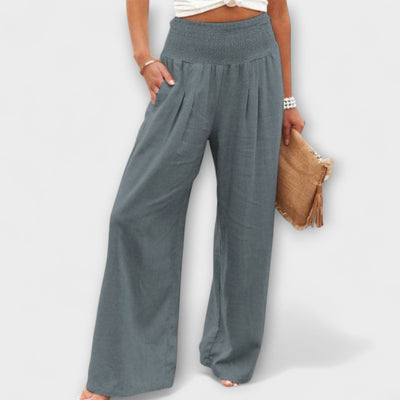 Thearya - Weite Leinenhose Casual