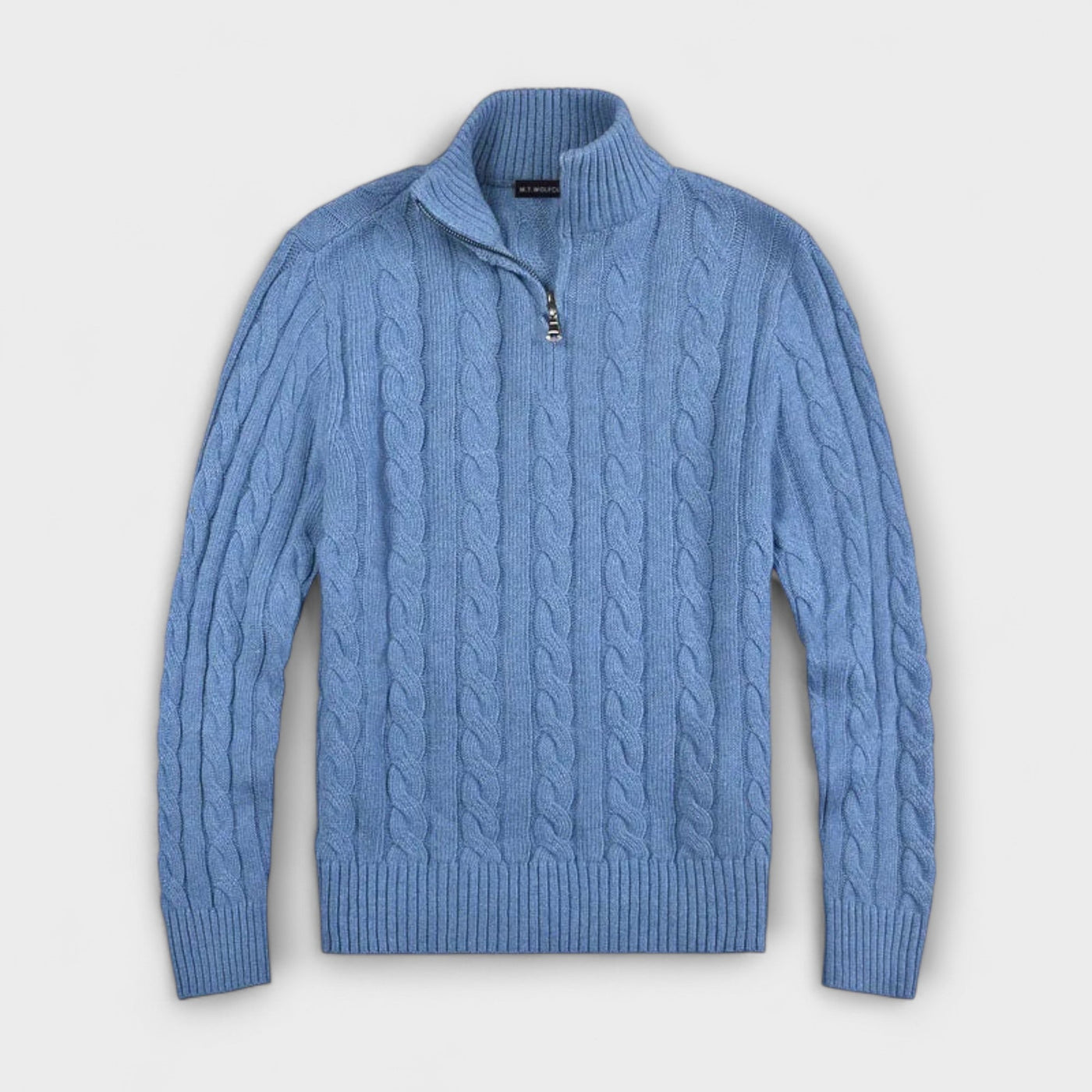 Eleganter Pulli mit Halbzipper