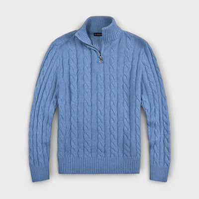 Eleganter Pulli mit Halbzipper