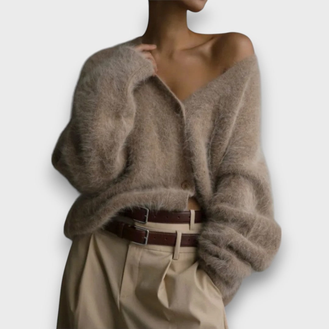 Laria – Weicher Cardigan mit Klassischem Schnitt