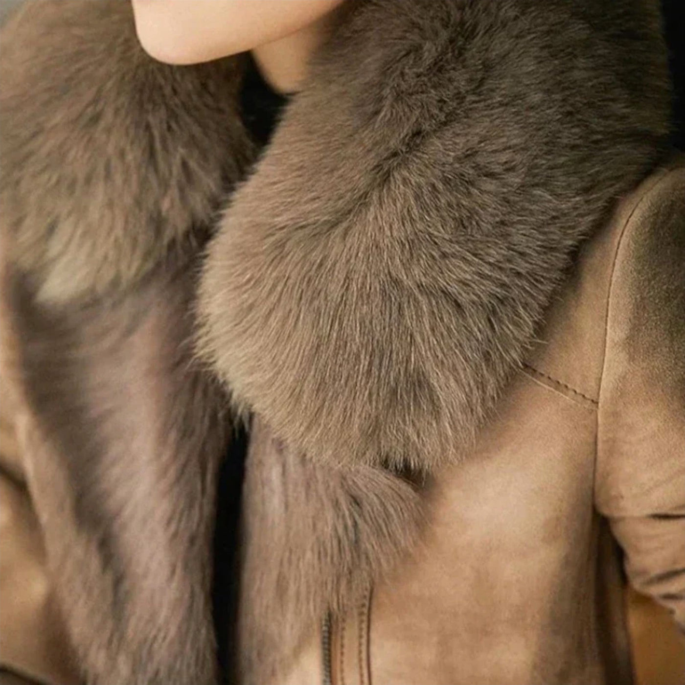 Lammfelljacke