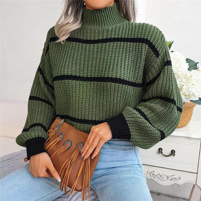 Sarah - Pullover mit Stehkragen Couture