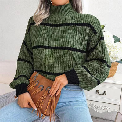 Sarah - Pullover mit Stehkragen Couture