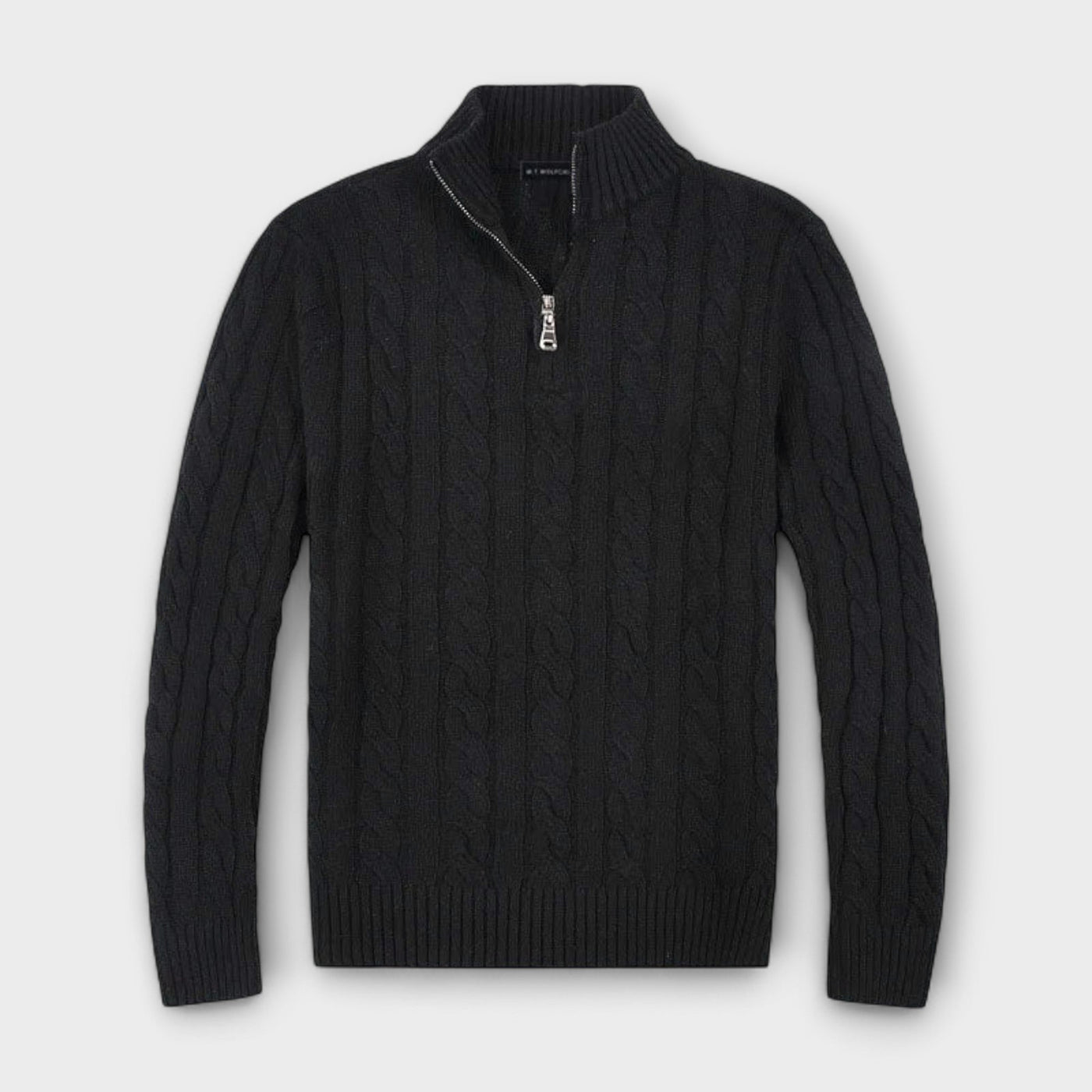Eleganter Pulli mit Halbzipper