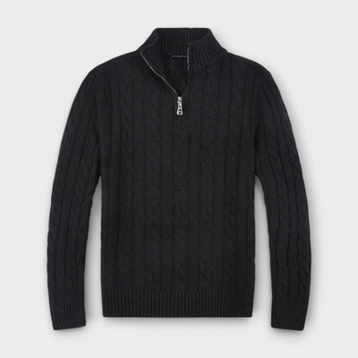 Eleganter Pulli mit Halbzipper