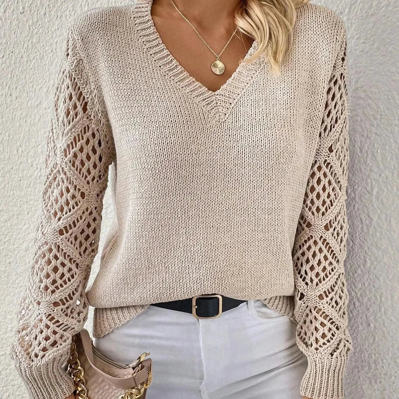 Martha - V-Ausschnitt Pullover Couture