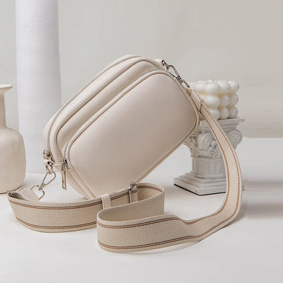 Bequeme Tasche mit Geflochtenem Tragegurt