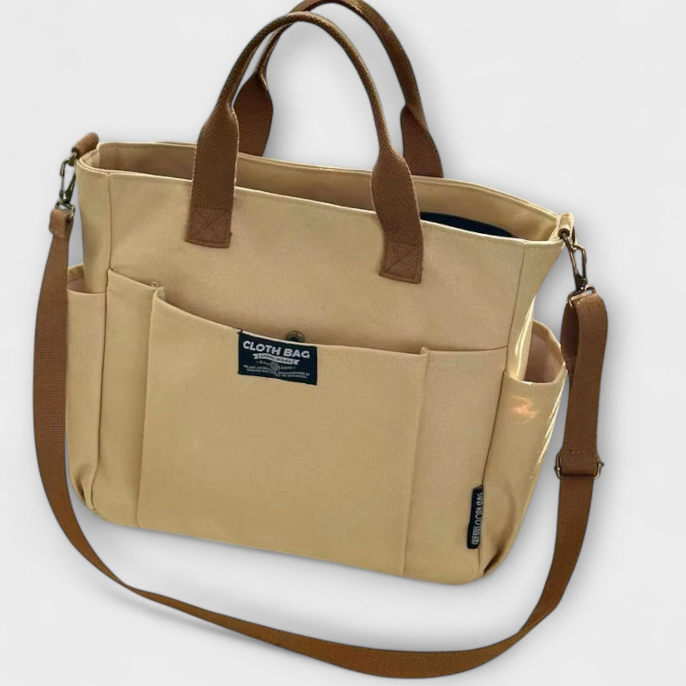 Minimalistische Canvas-Tote-Tasche
