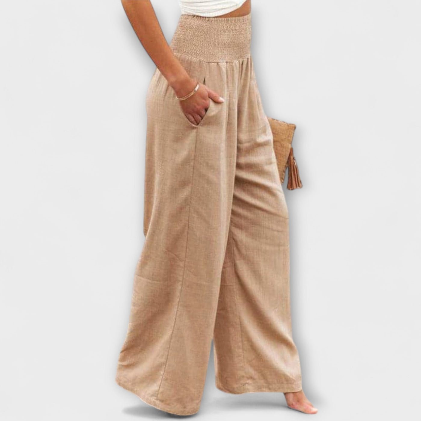 Thearya - Weite Leinenhose Casual