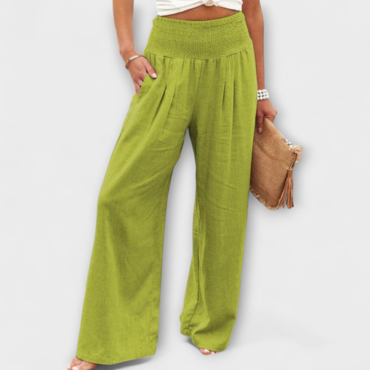 Thearya - Weite Leinenhose Casual