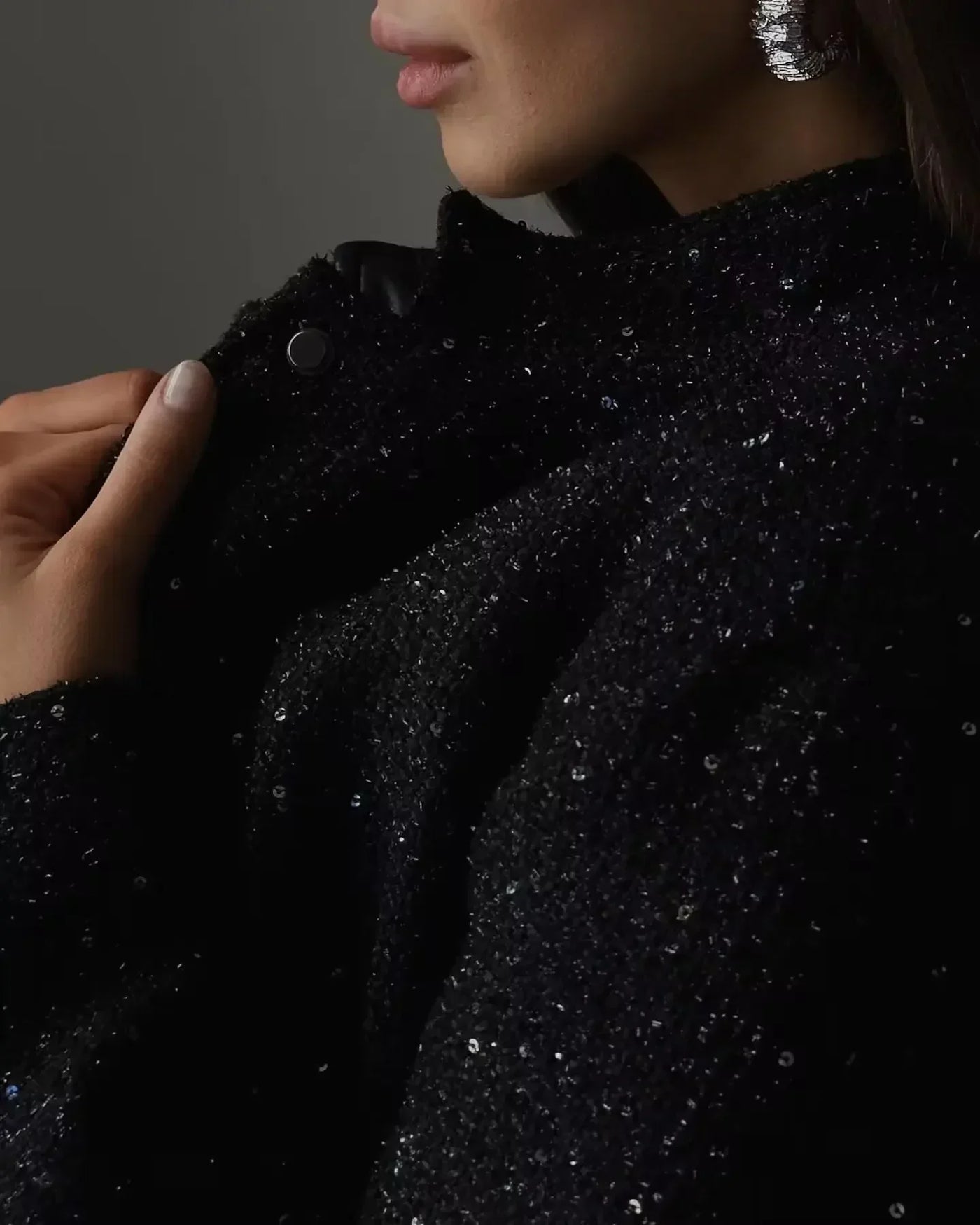 Glitzernde Lumina-Jacke