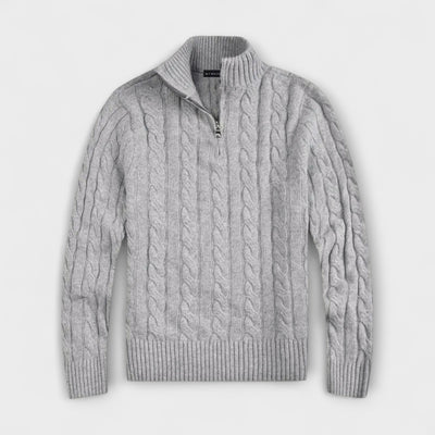 Eleganter Pulli mit Halbzipper