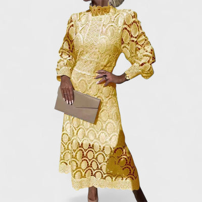 Élise - Kleid aus glänzendem und femininem Spitze