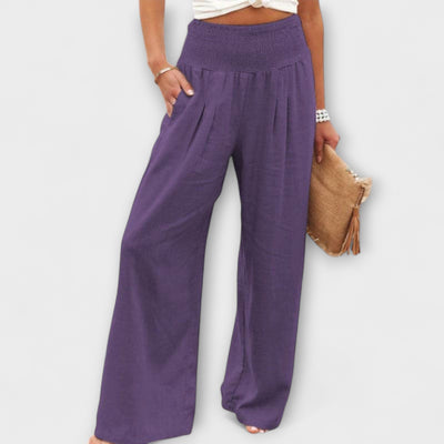 Thearya - Weite Leinenhose Casual