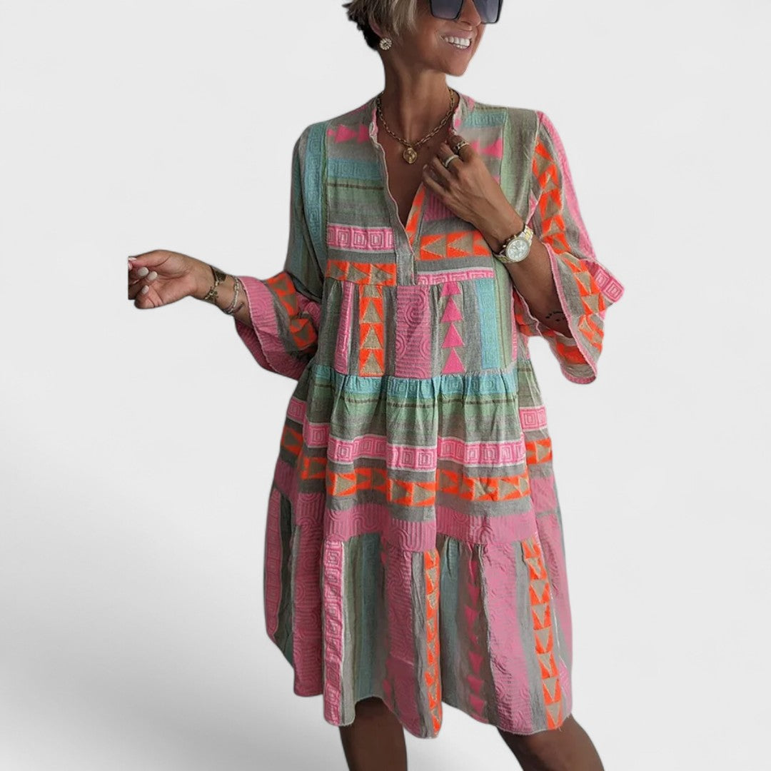 Juliane - Boho Kleid mit Volants