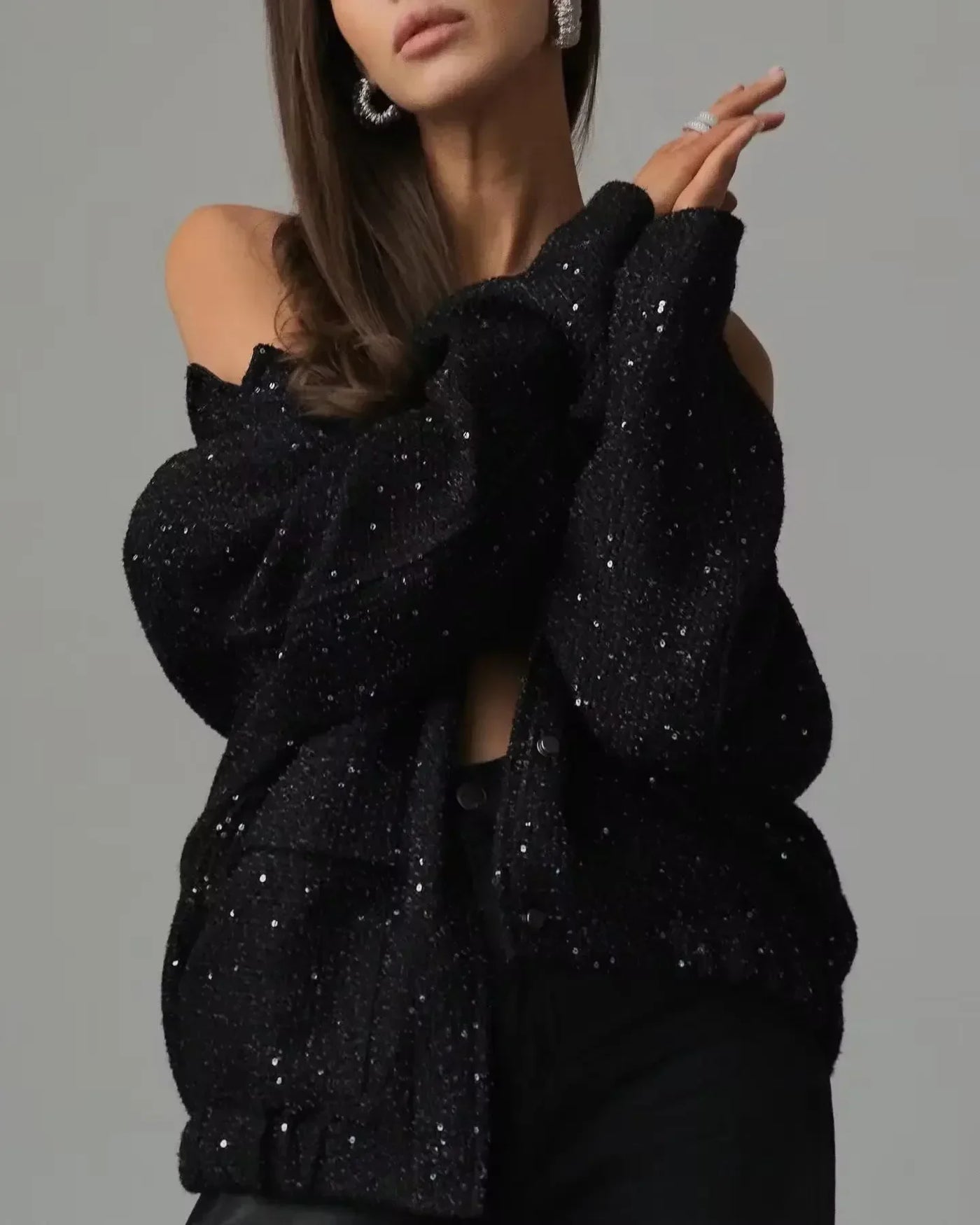 Glitzernde Lumina-Jacke