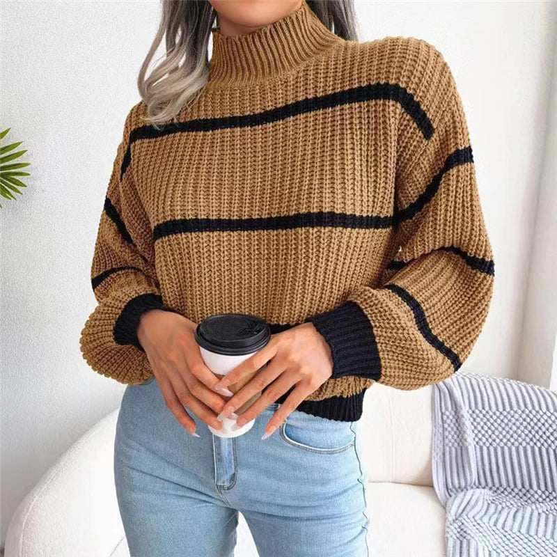 Sarah - Pullover mit Stehkragen Couture