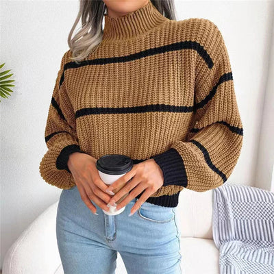 Sarah - Pullover mit Stehkragen Couture