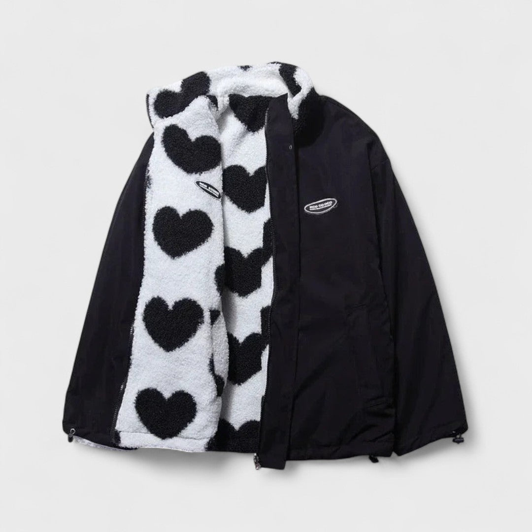 Katharina - Wendbare Herzjacke