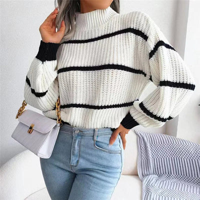 Sarah - Pullover mit Stehkragen Couture