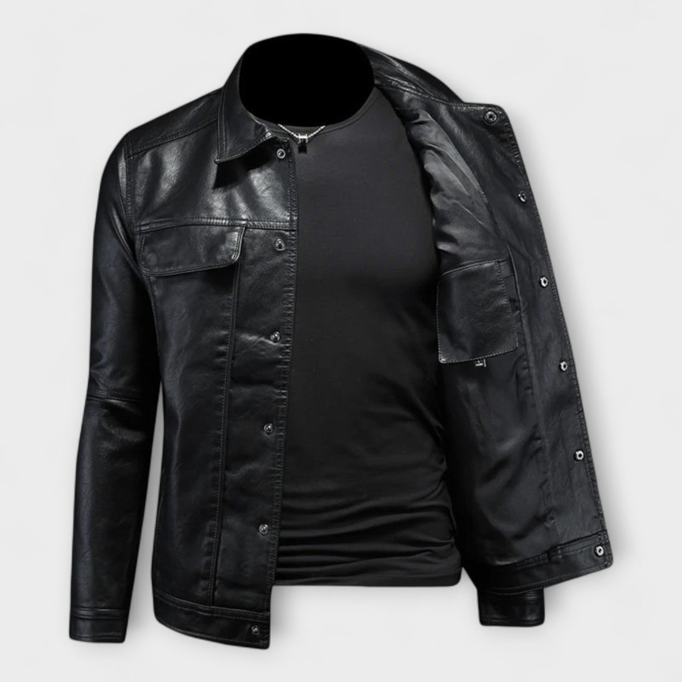 Moderne Lederjacke