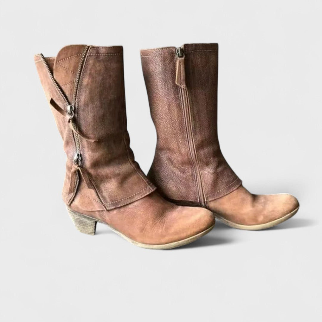 Alma - Vintage Stiefel bis zur Wade