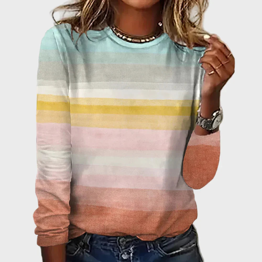 Langarm-Stricktop