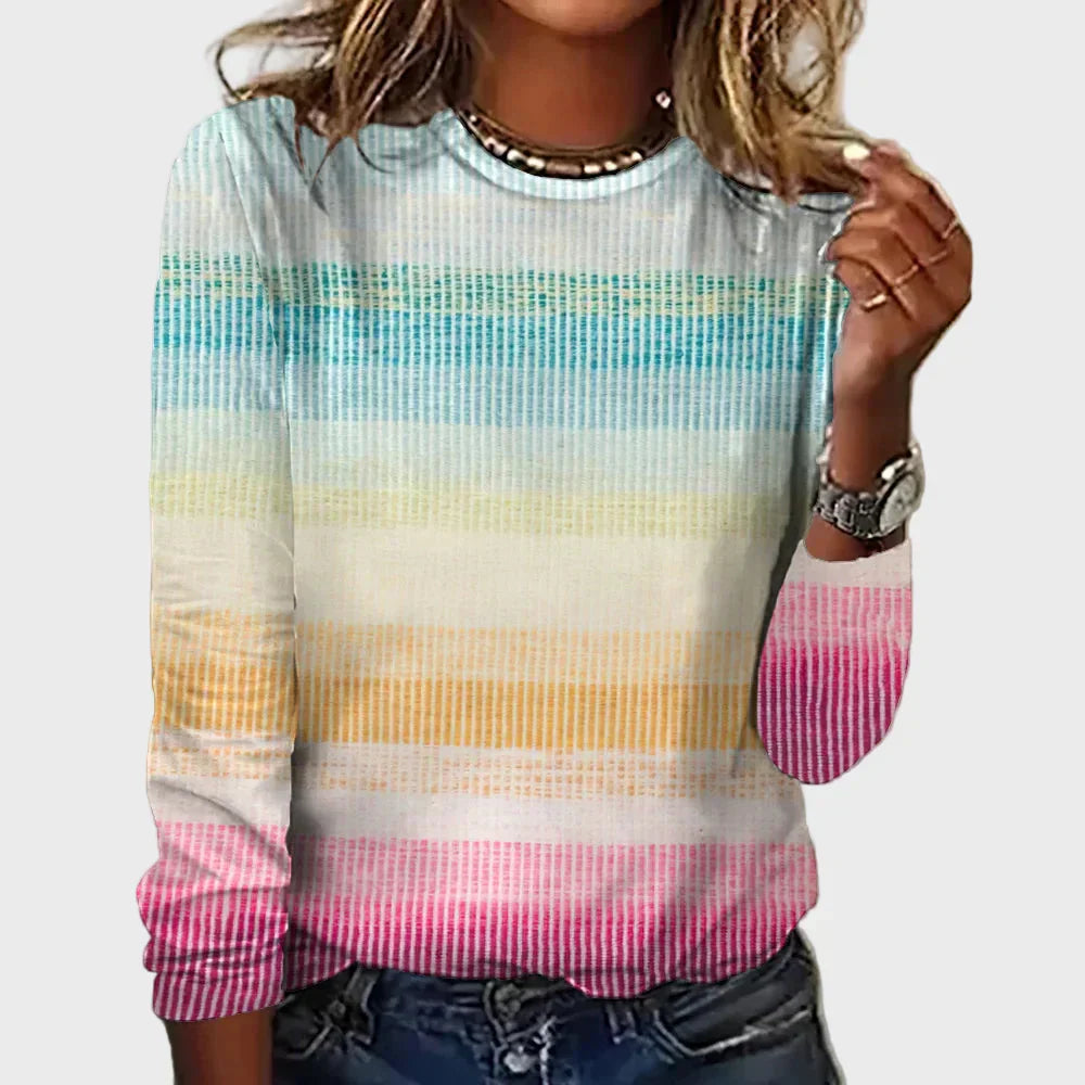 Langarm-Stricktop