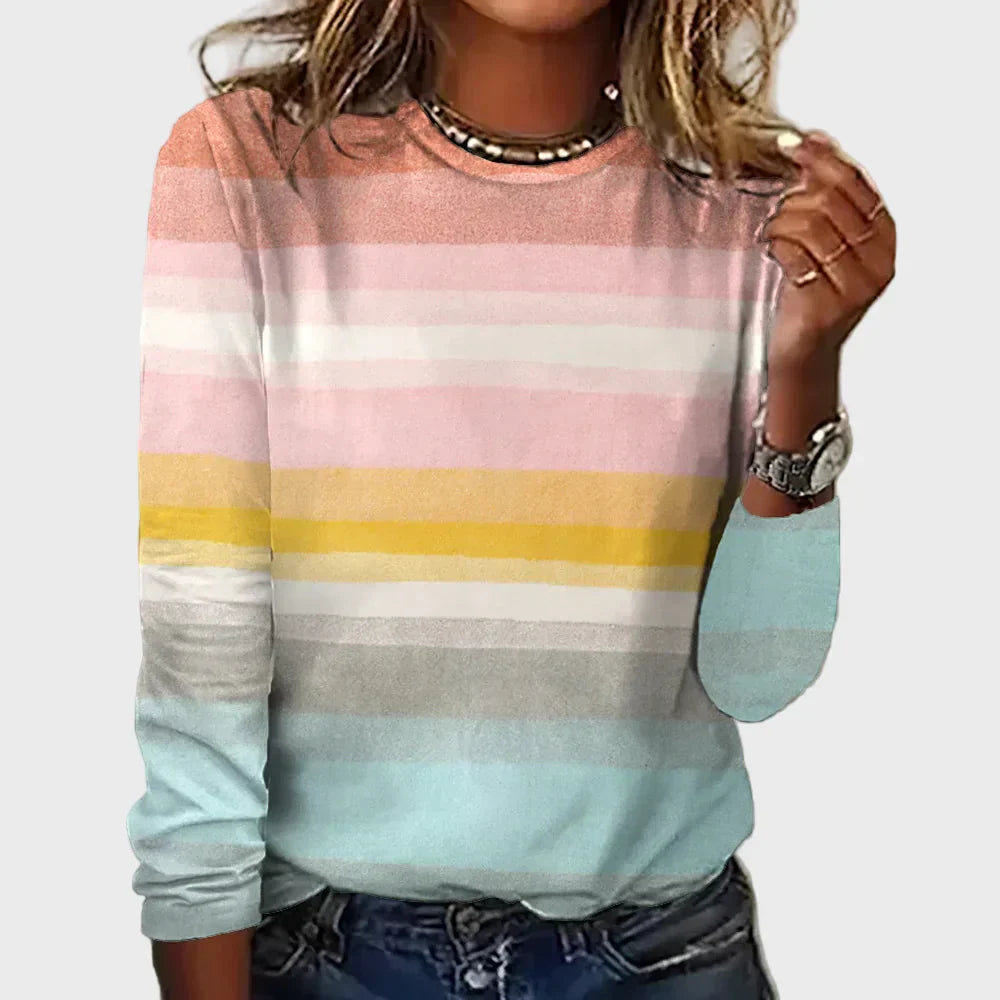 Langarm-Stricktop