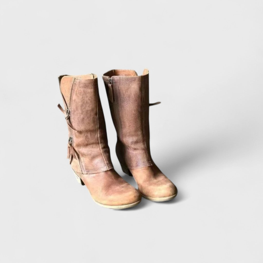 Alma - Vintage Stiefel bis zur Wade