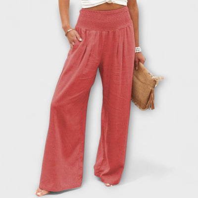 Thearya - Weite Leinenhose Casual