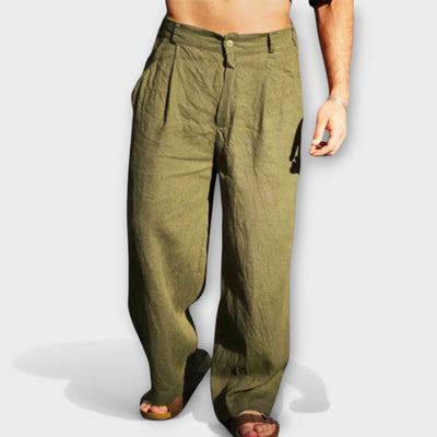 Weite Leinenhose