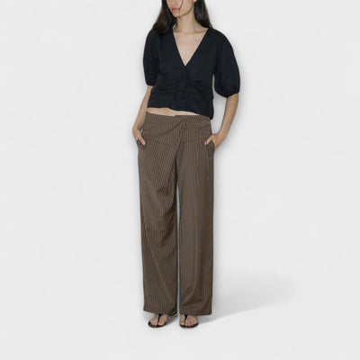 Julia - Faltbare Streifenhose