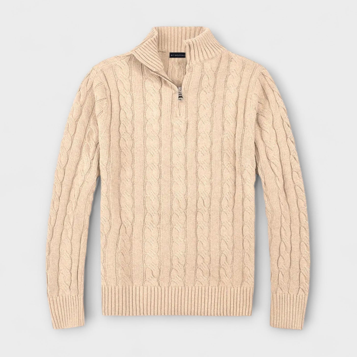 Eleganter Pulli mit Halbzipper