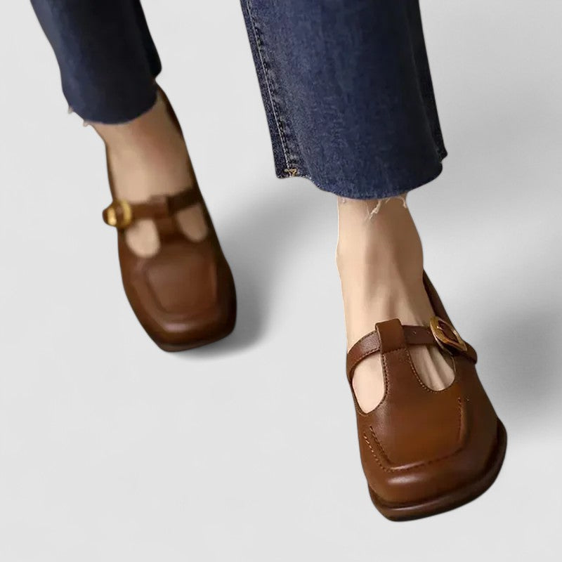 Elizabeth - Orthopädische Schuhe mit T-Riemen Mary Jane