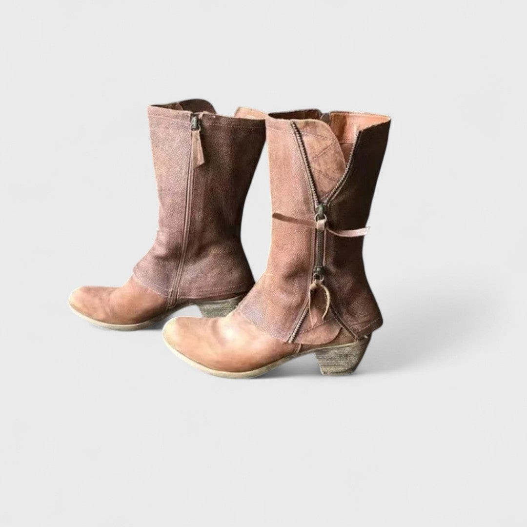 Alma - Vintage Stiefel bis zur Wade