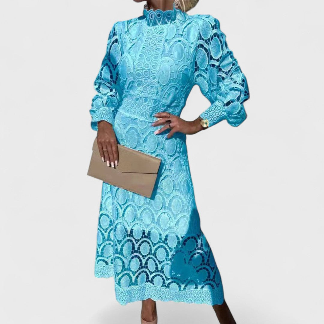 Élise - Kleid aus glänzendem und femininem Spitze